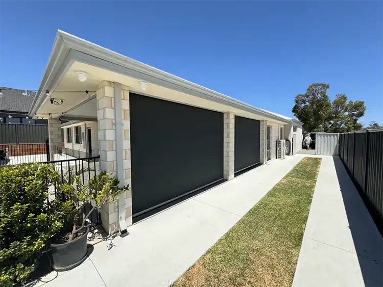 Ziptrak outdoor blinds installed by Outdoor Shades WA