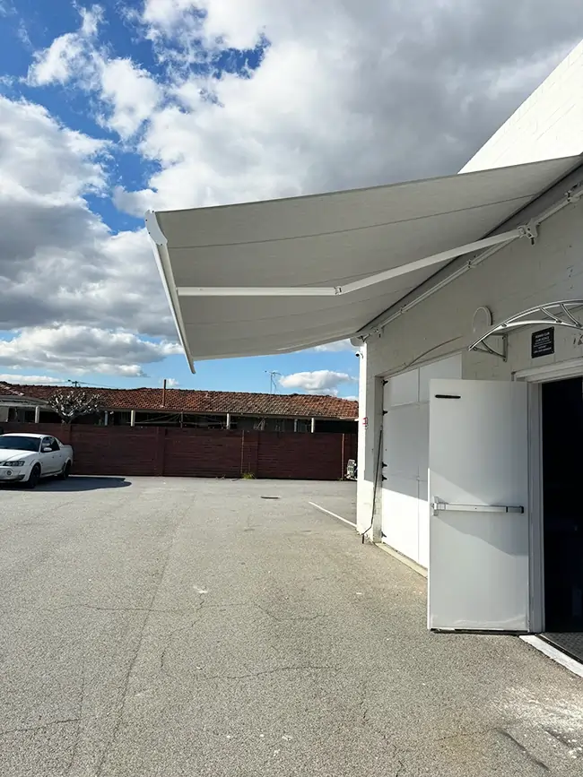Folding Arm Awning - Installed by Outdoor Shades WA