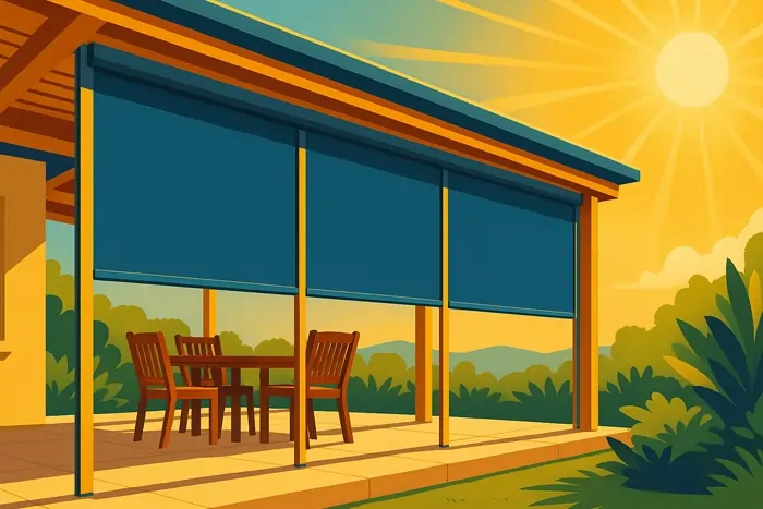 Do Outdoor Shades Reduce Heat