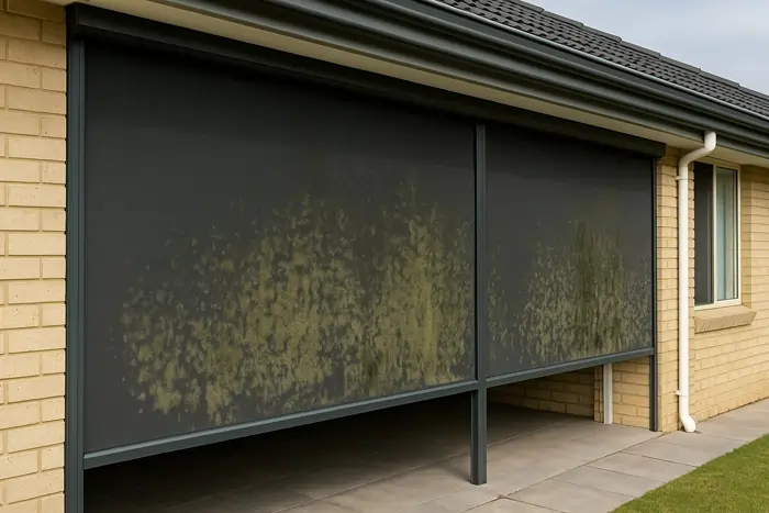 How to clean mould off outdoor blinds