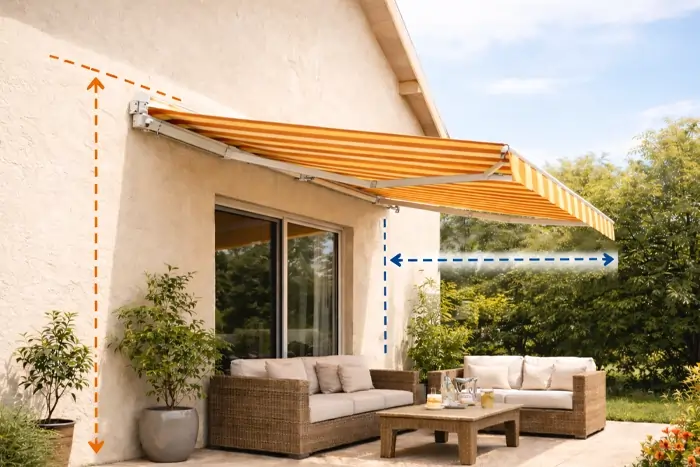 How Much Clearance is Needed for a Retractable Awning